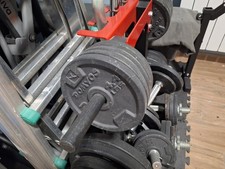 Dischi palestra decathlon usato  Roma