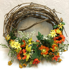 Grapevine wreath orange for sale  Bemidji