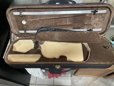 Caixa de violino tamanho completo 4/4 com higrômetro profissional violino oblongo rígido comprar usado  Enviando para Brazil