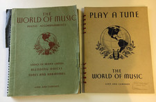 2 livros de piano vintage HTF 1936 e 37 WORLD OF MUSIC GINN & COMPANY EM ESPIRAL  comprar usado  Enviando para Brazil