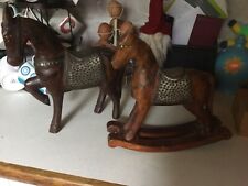 Wooden horse figurines for sale  ABERDEEN