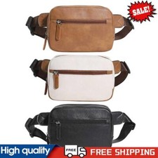 Bolsa quadrada feminina multifuncional bolsa de cinto PU grande capacidade bolsa de esportes ao ar livre, usado comprar usado  Enviando para Brazil