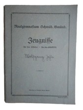 Schulzeugnisse wolfgang jehle gebraucht kaufen  Nürnberg