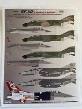Adesivos Speed Hunter Graphics F-4D/E e F-16C Spad Heritage After Market em escala 1/48 comprar usado  Enviando para Brazil