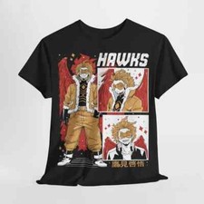 Camiseta mangá My Hero Academia anime Wing Hero Hawks Keigo Takami todos os tamanhos comprar usado  Enviando para Brazil
