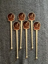 Conjunto de 6 agitadores vintage de plástico reutilizável da marca Dimple Whiskey Swizzle sticks comprar usado  Enviando para Brazil