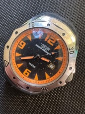 RELÓGIO MASCULINO MERGULHADOR 41MM RARO MOSTRADOR LARANJA RELÓGIO MASCULINO MODA comprar usado  Enviando para Brazil