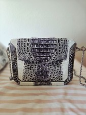 Bolsa de mão de couro de crocodilo preta/branca Tailândia, alta qualidade, bolsa feminina  comprar usado  Enviando para Brazil