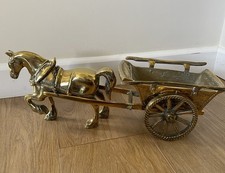 Brass horse cart for sale  KINGSBRIDGE