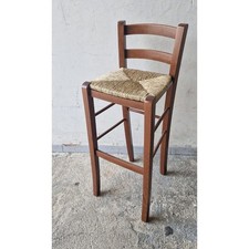 Sgabello legno noce usato  Maddaloni