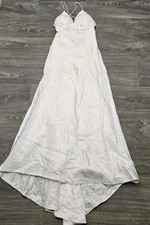 Vestido de Noiva Feminino Watters Brides 6 Enfeitados Tiras Praia Boho Noiva, usado comprar usado  Enviando para Brazil
