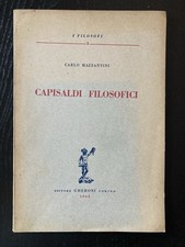 1945 capisaldi filosofici usato  Boves
