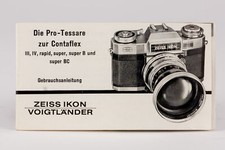 Zeiss ikon bedienungsanleitung gebraucht kaufen  Filderstadt