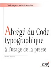 Abrégé code typographique d'occasion  Corbeil-Essonnes