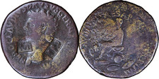Rome sesterce neron d'occasion  Anet