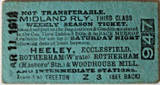 Midland railway season. for sale Midland railway season. for sale  BOURNEMOUTH