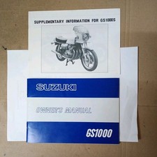 Suzuki gs1000 owners for sale  BURNLEY