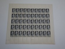 Feuille complete timbres d'occasion  Grièges
