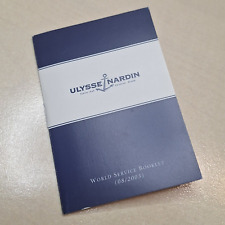 Manual de serviço Ulysse Nardin World 2003 comprar usado  Enviando para Brazil