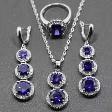 Set jewelry purple for sale  LONDON