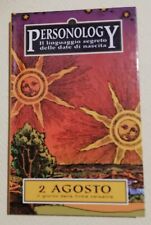 Personology agosto linguaggio usato  Trieste