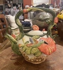 Vintage majolica hummingbird for sale  DOWNHAM MARKET