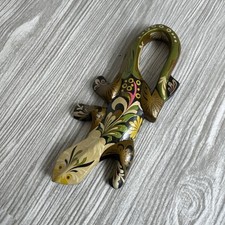 Wooden lizard figurine for sale  Aurora