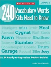 240 Vocabulary Words Kids Need to Know: - Paperback, by Beech Linda - Good o segunda mano  Embacar hacia Mexico