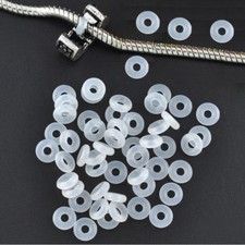 Usado, Berloques de borracha com clipe de anel-O contas de segurança ajuste branco pulseiras de berloque K41 comprar usado Usado, Berloques de borracha com clipe de anel-O contas de segurança ajuste branco pulseiras de berloque K41 comprar usado  Enviando para Brazil