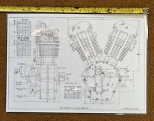 Motor JAP V carro desenho duplo 1000 cc folheto manual parte S manual motor T comprar usado  Enviando para Brazil