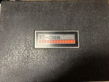 Koss quadraphonic headphones for sale  SUDBURY