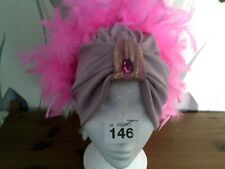 Pink stretch turban for sale  THORNTON-CLEVELEYS