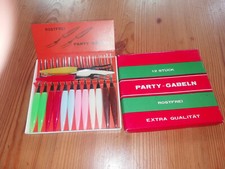 Bunte cocktailgabeln partygabe gebraucht kaufen  Wissen-Umland