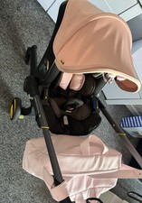Pink doona stroller for sale  WIGAN