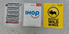 Restaurant gift cards for sale  Toccoa