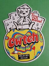 TINY REBEL cervejaria CWTCH real ale cerveja bomba clipe emblema frente País de Gales comprar usado  Enviando para Brazil