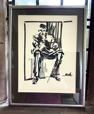 Original linocut print for sale  LIVERPOOL
