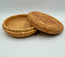 Vtg rattan woven for sale  North Fort Myers