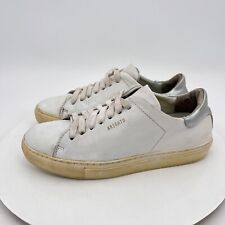 Sapatos casuais Axel Arigato Clean 90 feminino tamanho 6 couro branco cinza parte superior baixa, usado comprar usado  Enviando para Brazil