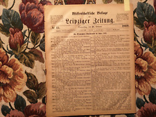 1869 leipzig beilage gebraucht kaufen  Merseburg