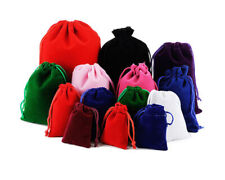 Lote de 10 a 100 peças bolsa de presente com cordão de veludo joias de casamento bolsa de festa doces comprar usado  Enviando para Brazil