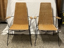Metallsessel 50er rattan gebraucht kaufen  Hannover