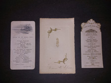 Menus authentiques datés d'occasion  Orleans-