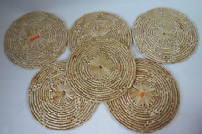 Round wicker placemats for sale  LUDLOW