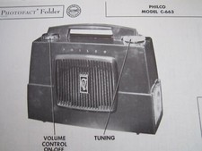 FOTOFATO DE RÁDIO PHILCO C-663 comprar usado  Enviando para Brazil