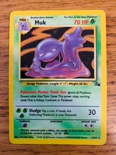 EXCELENTE! Conjunto de cartas Pokemon holográficas fóssil Muk (13/62)! RÁPIDO E GRÁTIS P&P! comprar usado  Enviando para Brazil