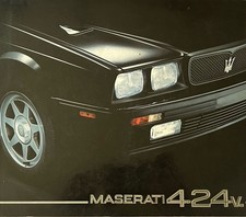Depliant maserati 424 usato  Zanica