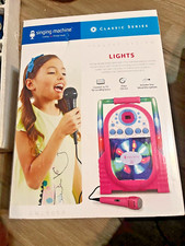MÁQUINA DE KARAOKÊ INFANTIL, CONECTA-SE À TV, TOCA CD+Gs E UM MICROFONE COM FIO comprar usado  Enviando para Brazil