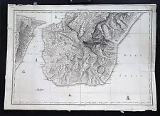 Stampa antica mappa usato  Roma