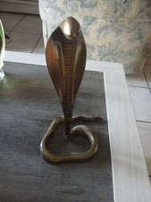 Usado, serpent cobra doree surement en laiton tres jolie tailler a la main comprar usado  Enviando para Brazil
